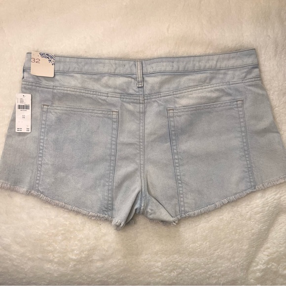Pilcro Anthropologie Denim Micro Shorts Size 32 NWT - Picture 7 of 11